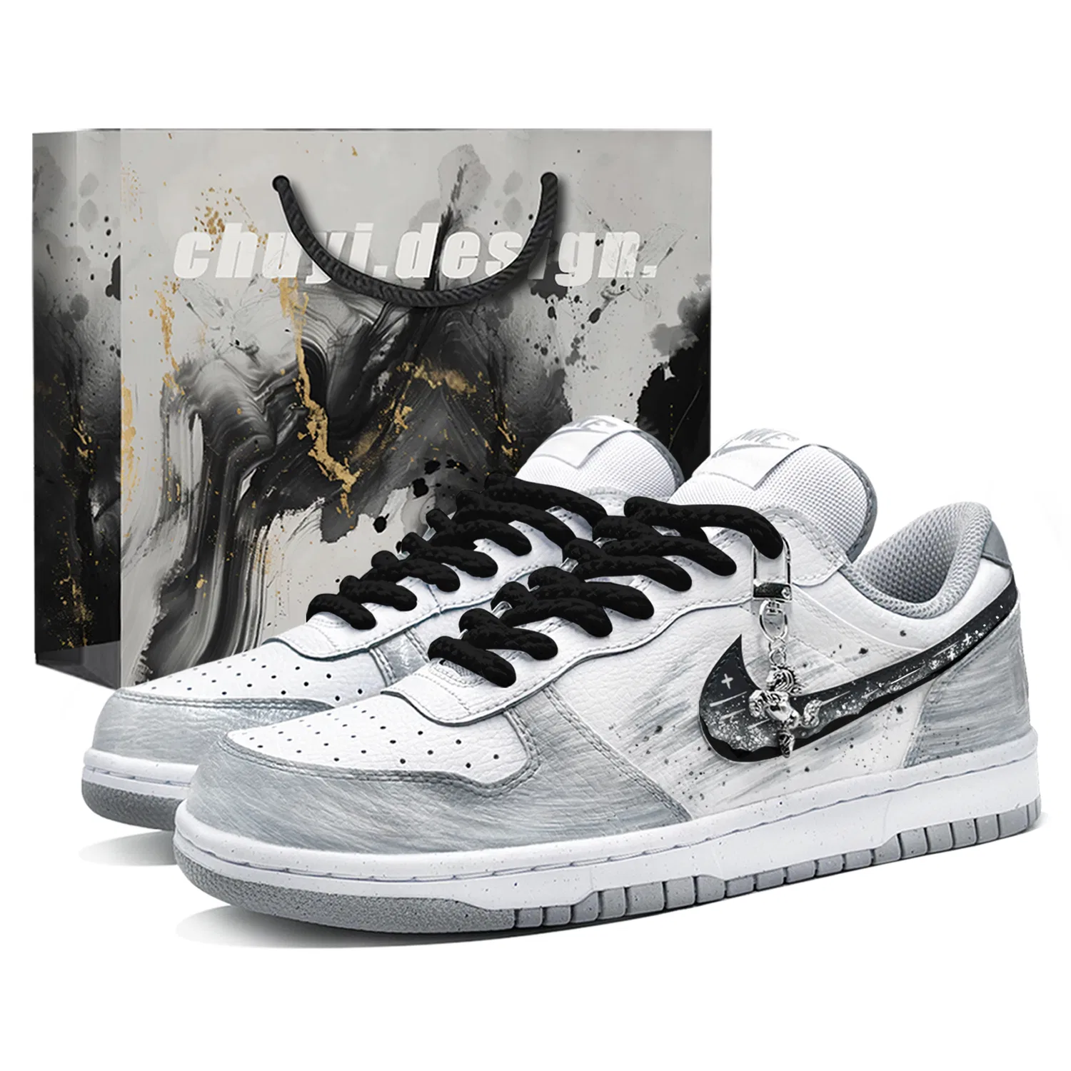 Кроссовки Nike Big Low Galaxy Black White