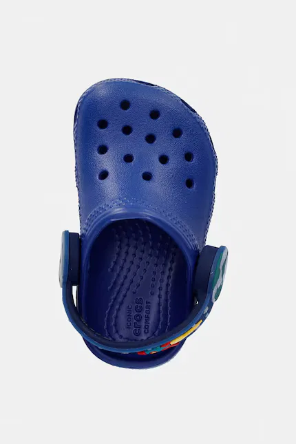 Сланцы детские с подсветкой Crocs, синий — фото 4