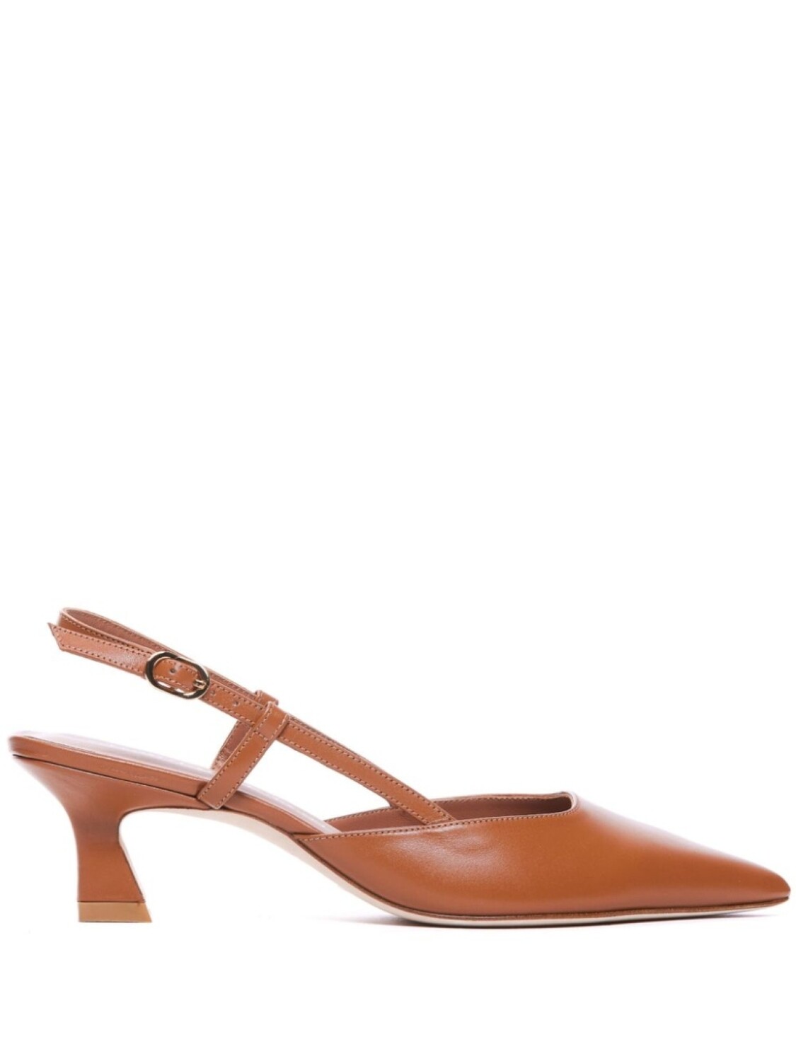 

Туфли-лодочки Stuart Weitzman Vinnie 50 мм с открытой пяткой, коричневый