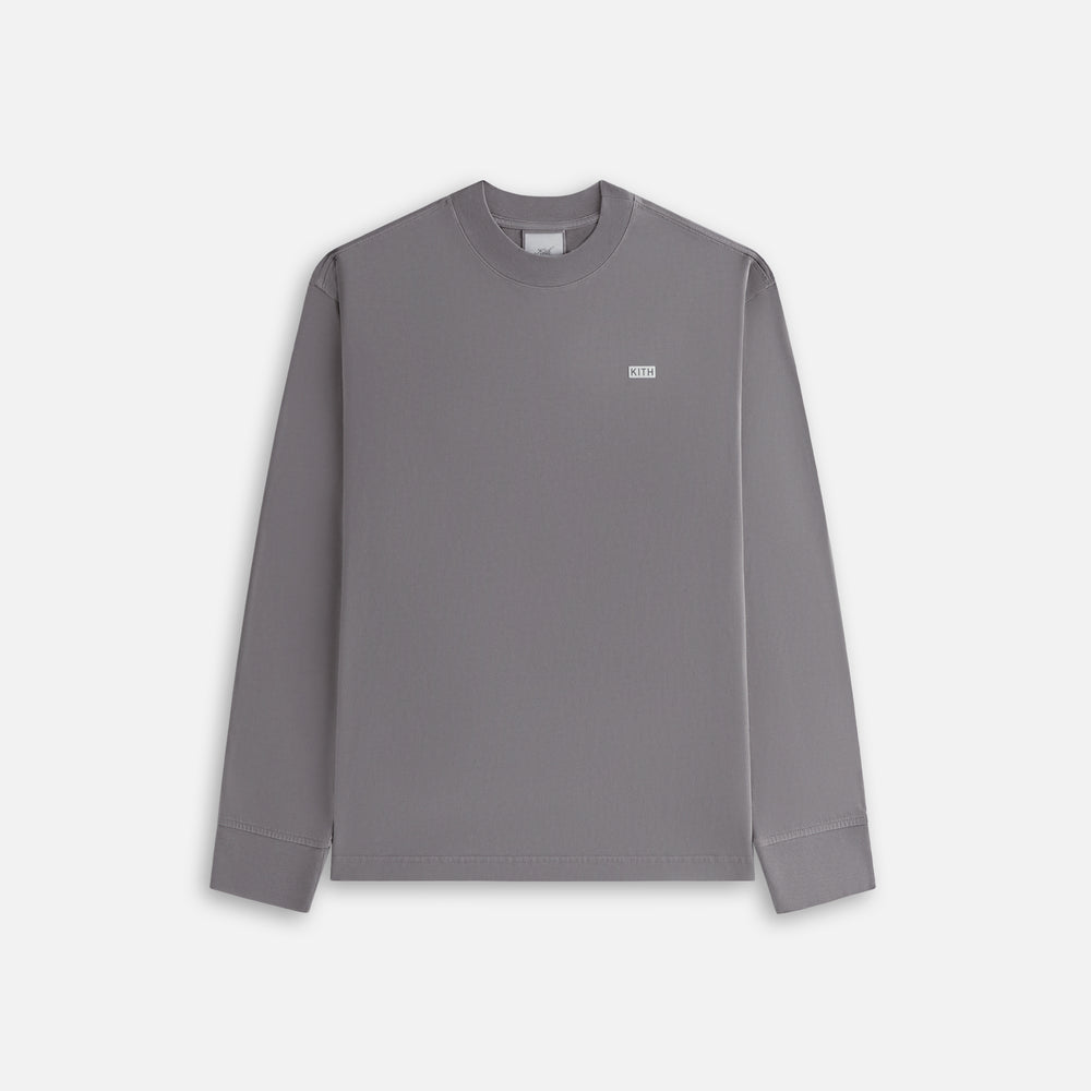 

Футболка Kith Women Oversized Sonoma Sueded Long Sleeve, цвет Hurricane