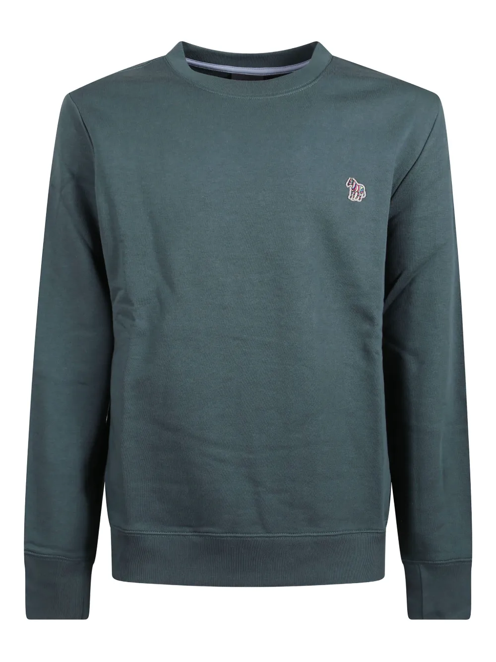 

Свитер с вышивкой в виде зебры Paul Smith, зеленый