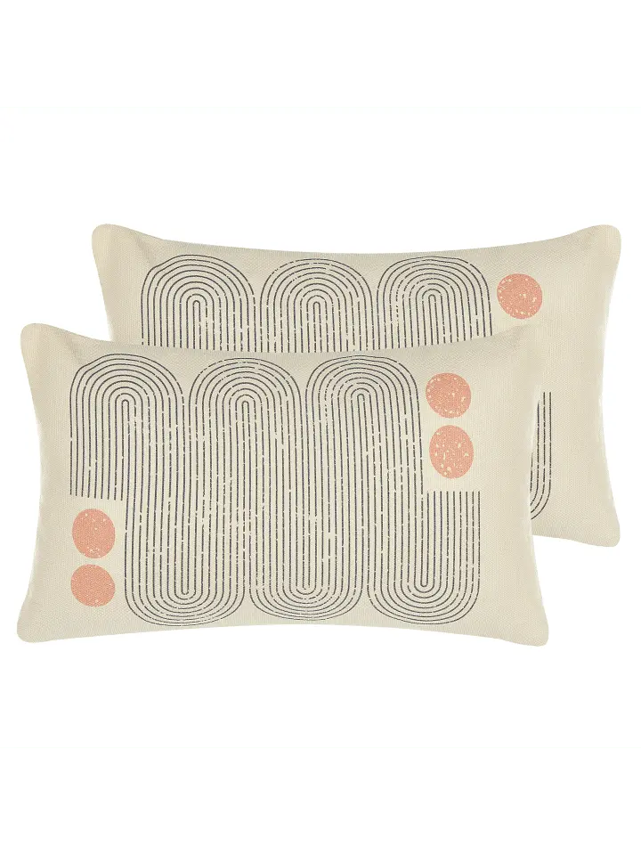 

Декоративная подушка Beliani 2er Set Deko TIARELLA, цвет beige/bunt