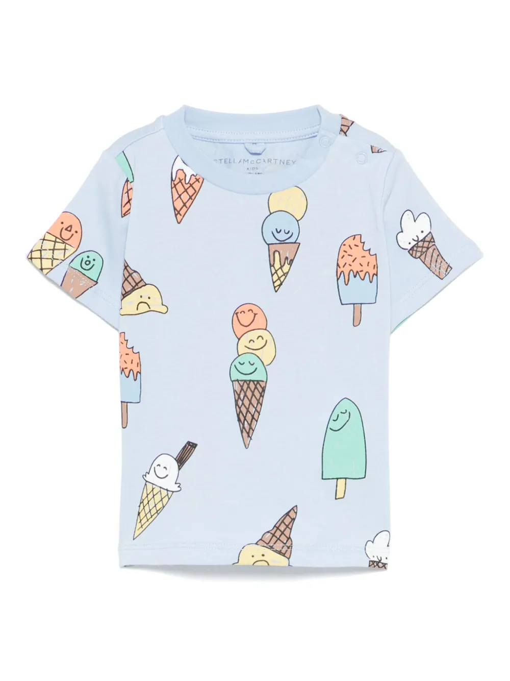 

Футболка с принтом Stella McCartney Kids, синий