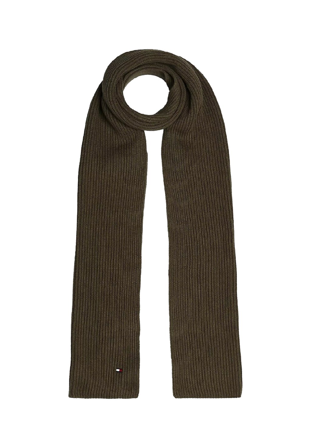 

Шарф FLAG PIMA Tommy Hilfiger, темно-зеленый