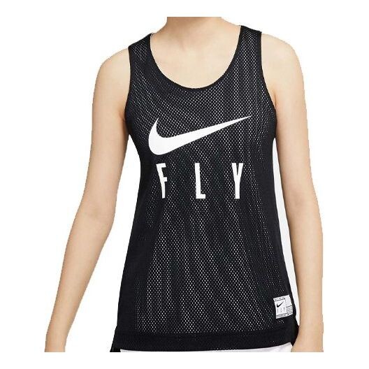 

Двусторонняя баскетбольная майка с надписью «Swoosh Fly» Nike, черный