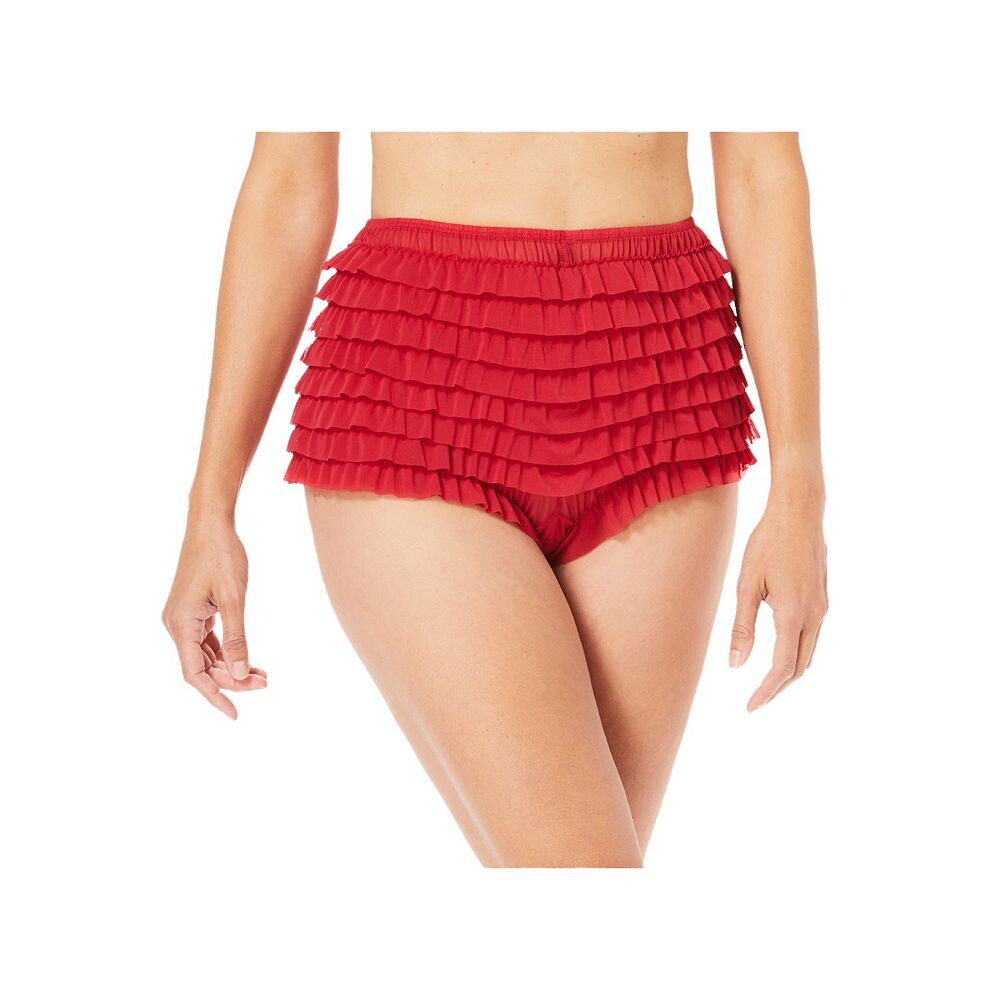 

Женские шорты Amoureuse из нейлоновой сетки для мальчиков и румбы, цвет Classic Red