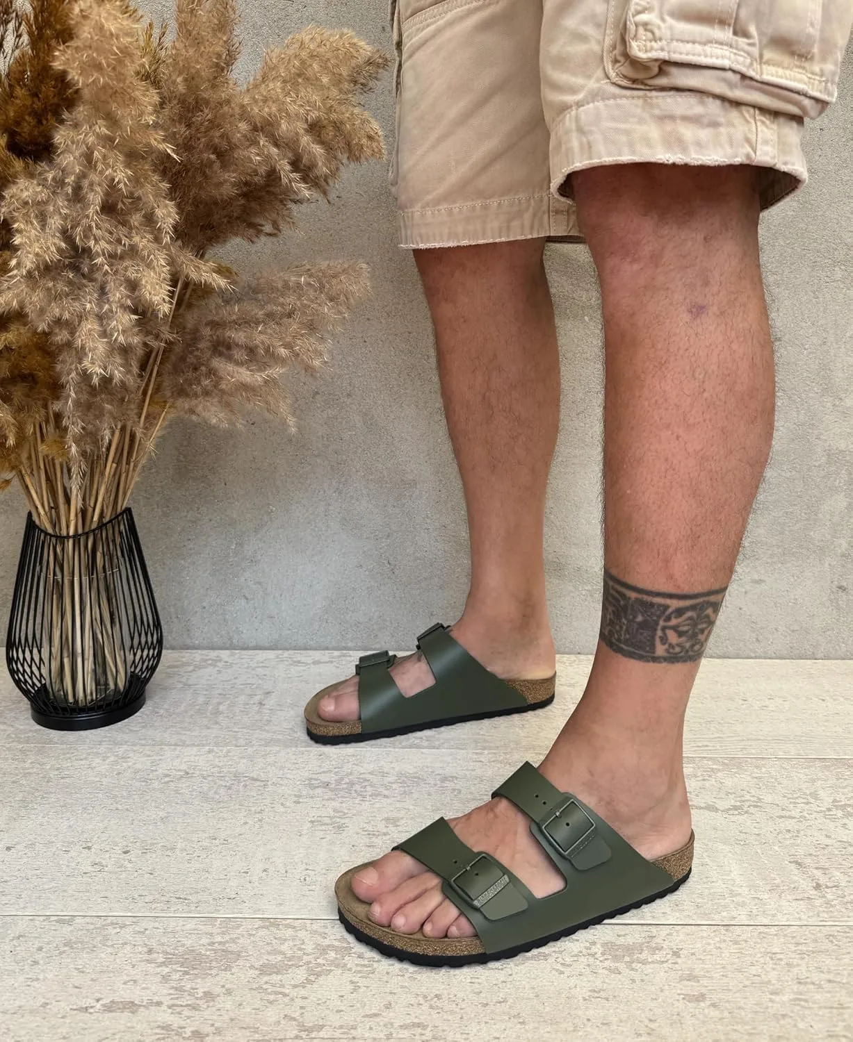 Сандали Birkenstock, зеленый — фото 2