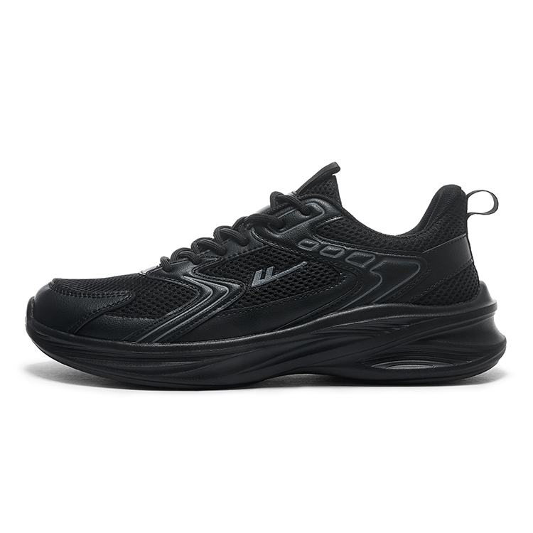 

Кроссовки мужские Warrior Anti Slip с низким верхом и износостойкостью, черный
