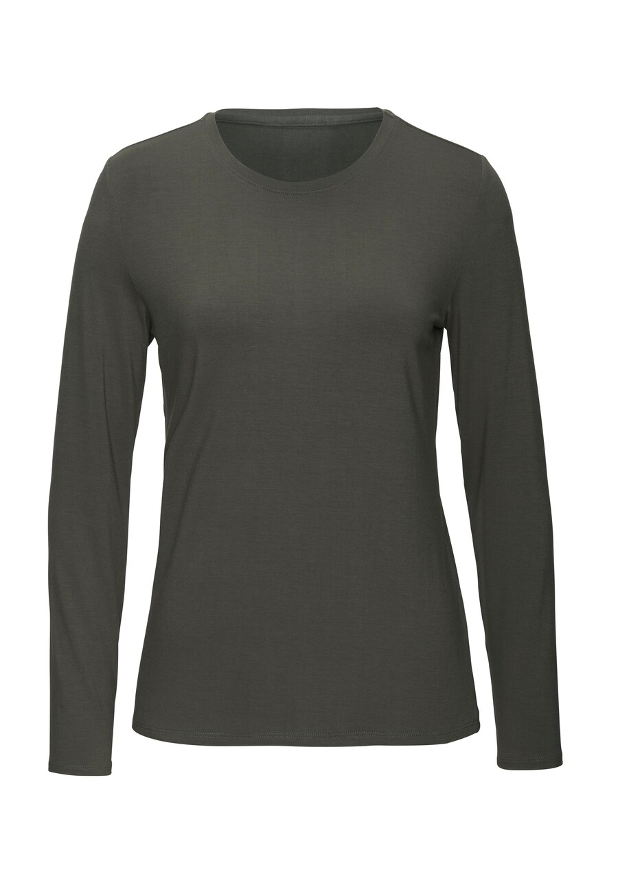 

Лонгслив LASCANA Shirt, зеленый