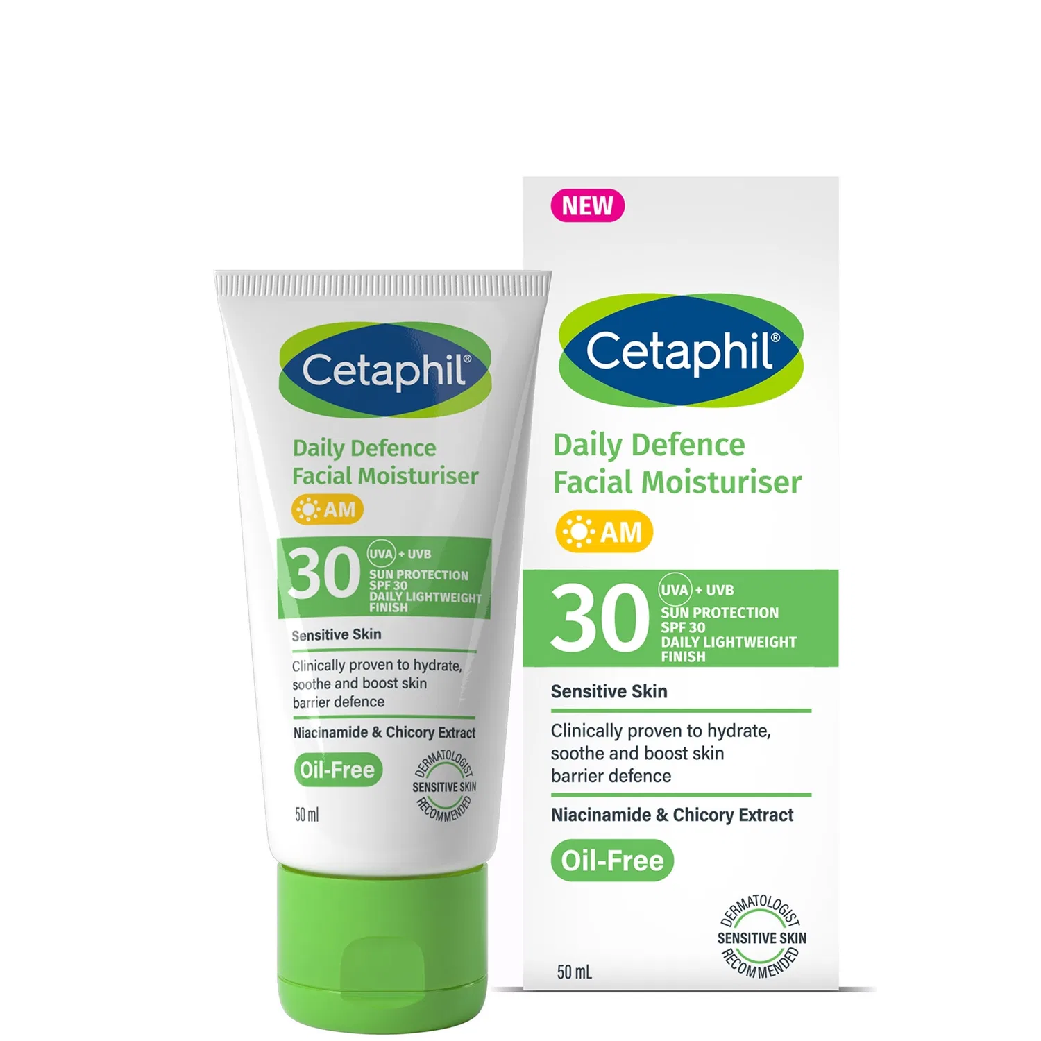 Ежедневный защитный увлажняющий крем для лица SPF30 Cetaphil