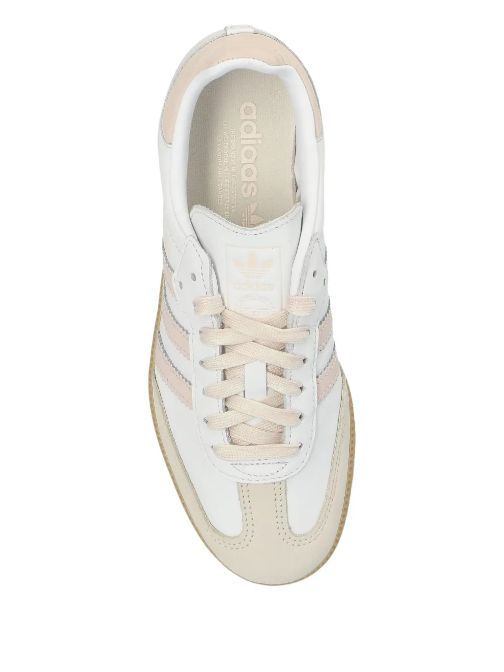 Кожаные кроссовки Samba OG Adidas, белый — фото 4