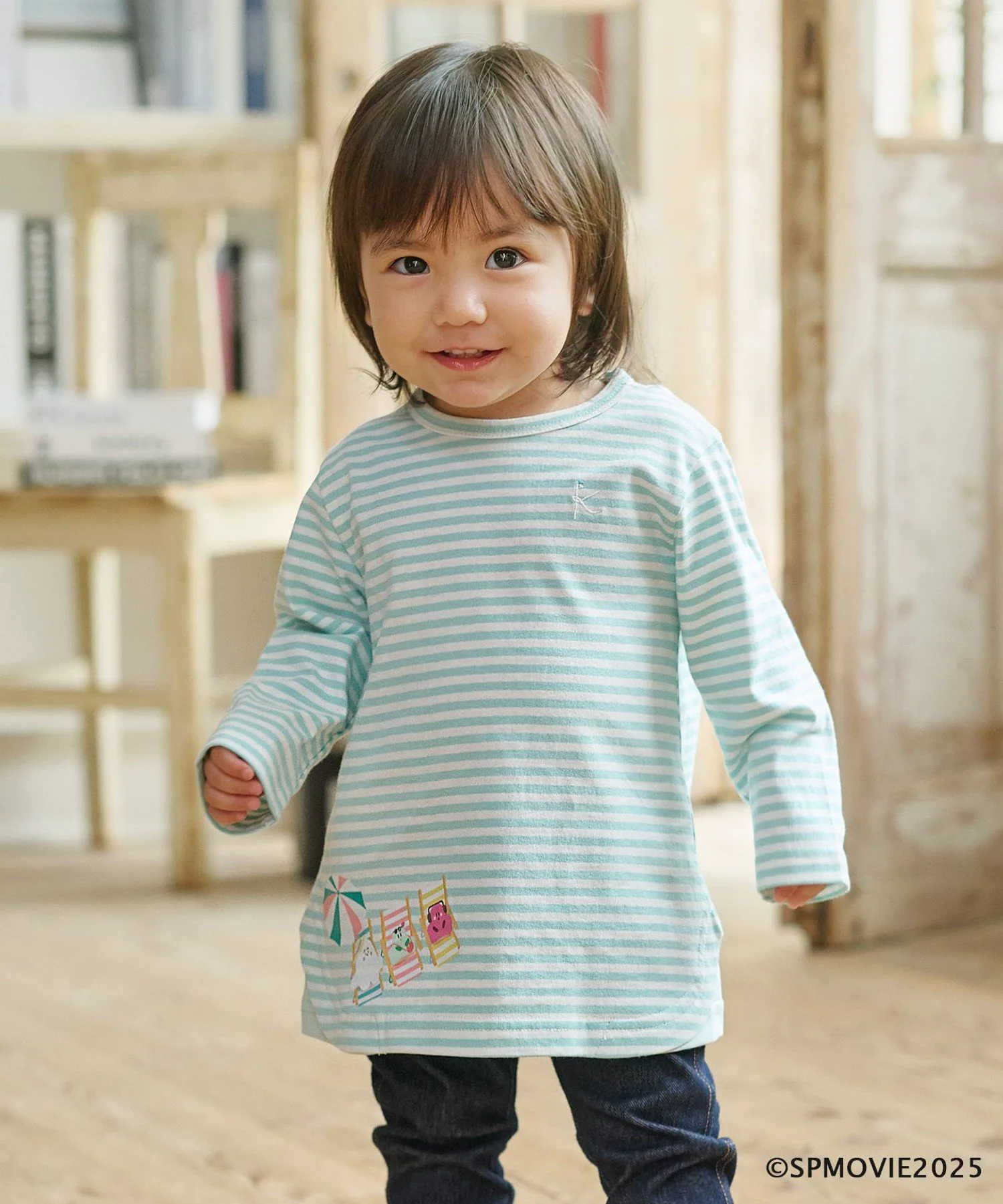 Футболка Chinapushu с тропической каймой Suite Kids, цвет Mint Green[162] — фото 2