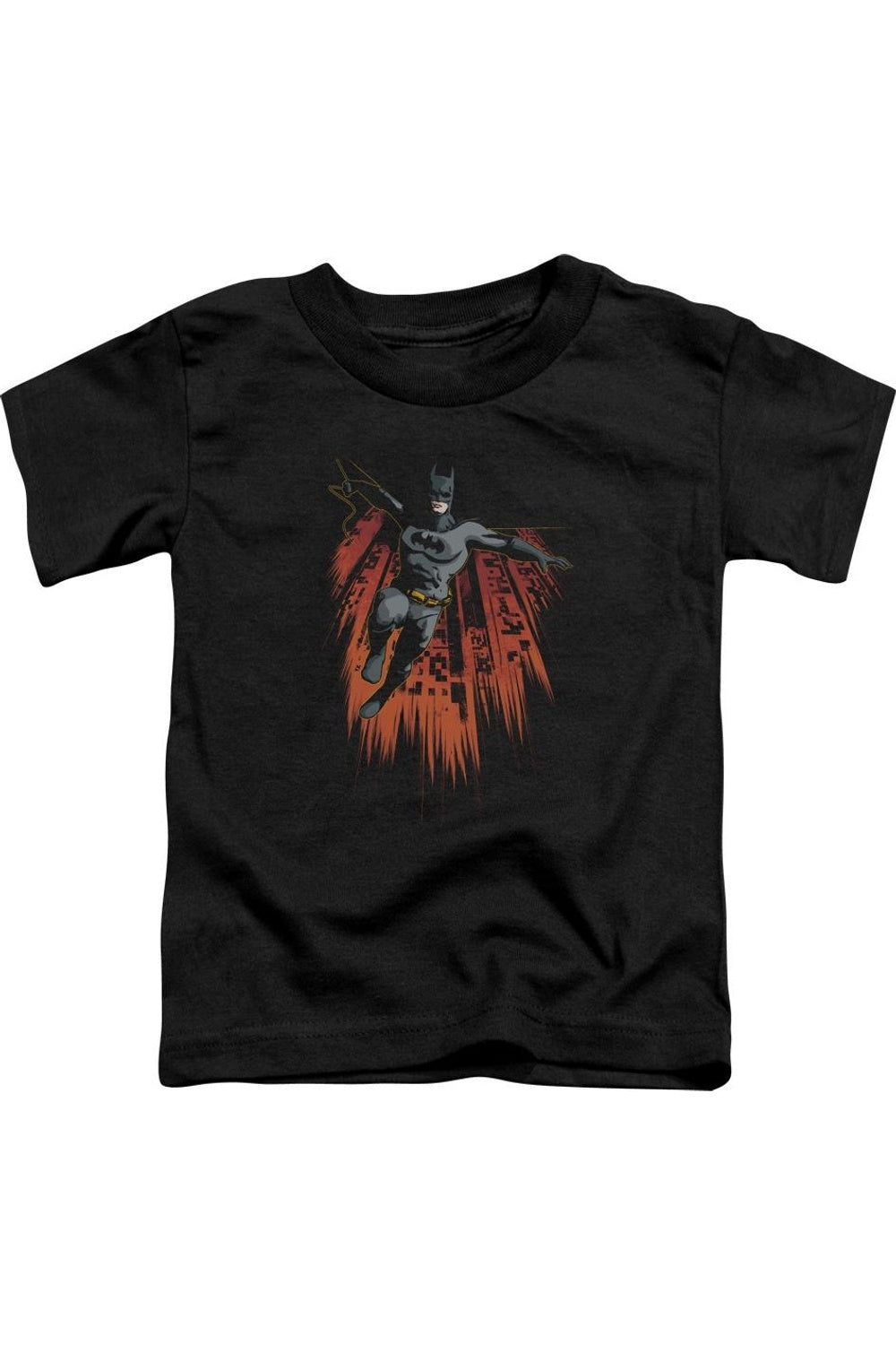 

Футболка с коротким рукавом Batman Majestic для малышей Gildan, черный