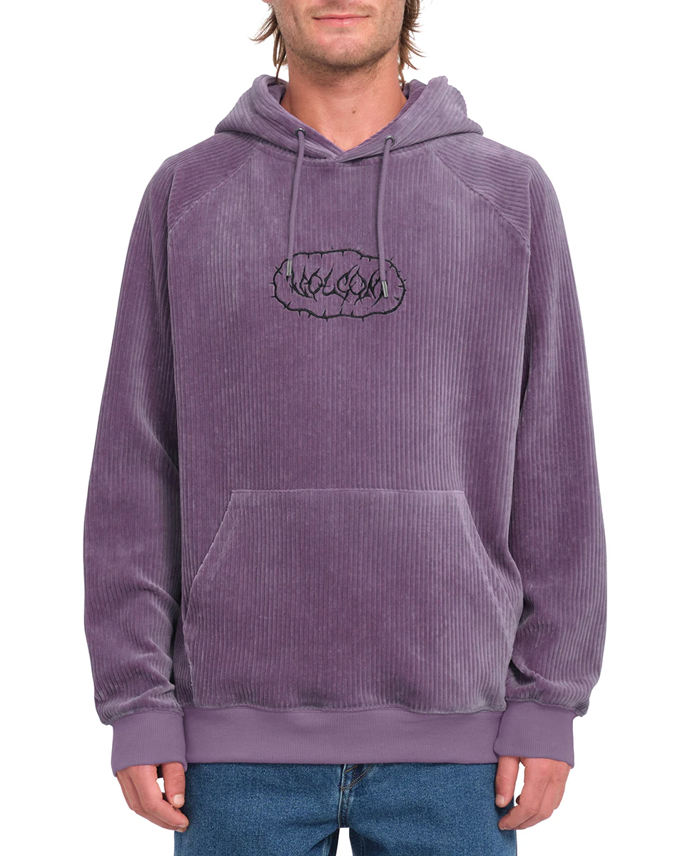 

Мужская вельветовая толстовка с капюшоном Volcom, цвет Lila