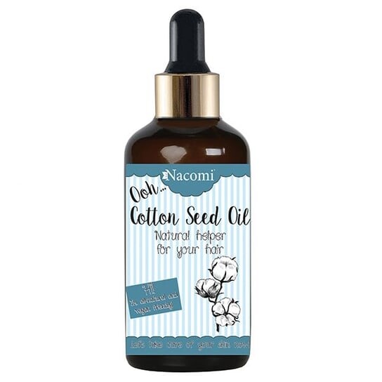 

Хлопковое масло с пипеткой, 50 мл Nacomi, Cotton Seed Oil