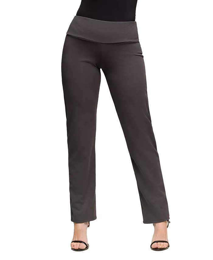 

Женские удобные эластичные брюки с высокой талией 24seven Comfort Apparel, черный