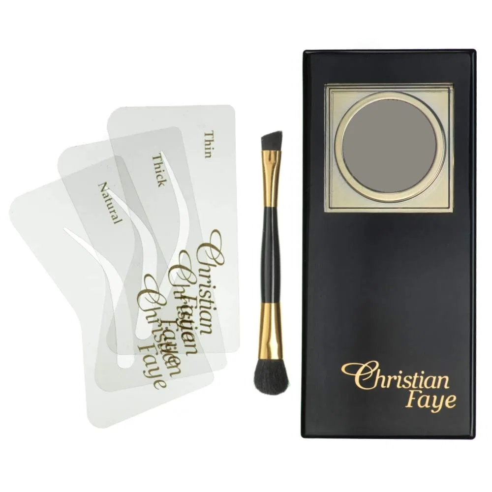 Набор для бровей «24 Hour Brow Kit» от Christian Faye Christian Faye, Charcoal — фото 2
