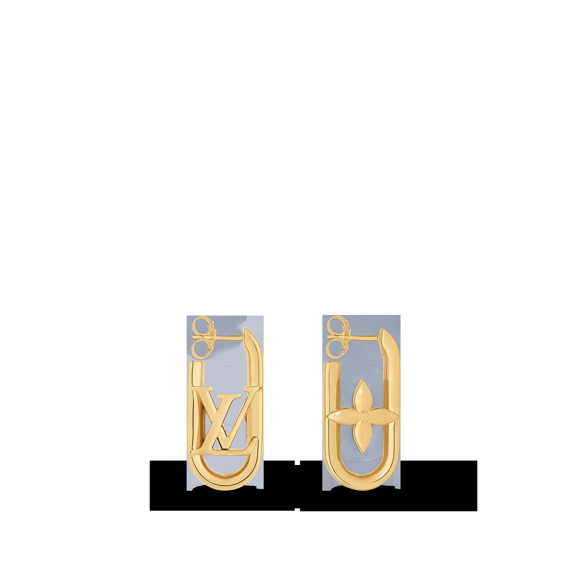 

Мои серьги-цепочки LV Louis Vuitton, золотой