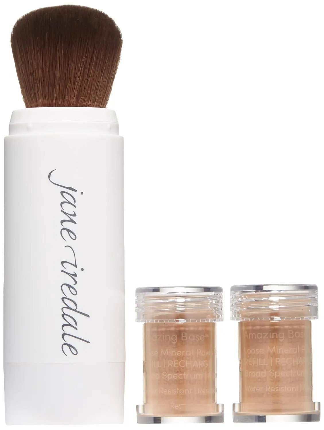 Jane Iredale Amazing Base Loose Mineral Powder, Luminous Foundation with SPF 20, Oil Free, Talc Free & Weightless, Vegan & Cruelty Free Makeup, Velvet — фото 4