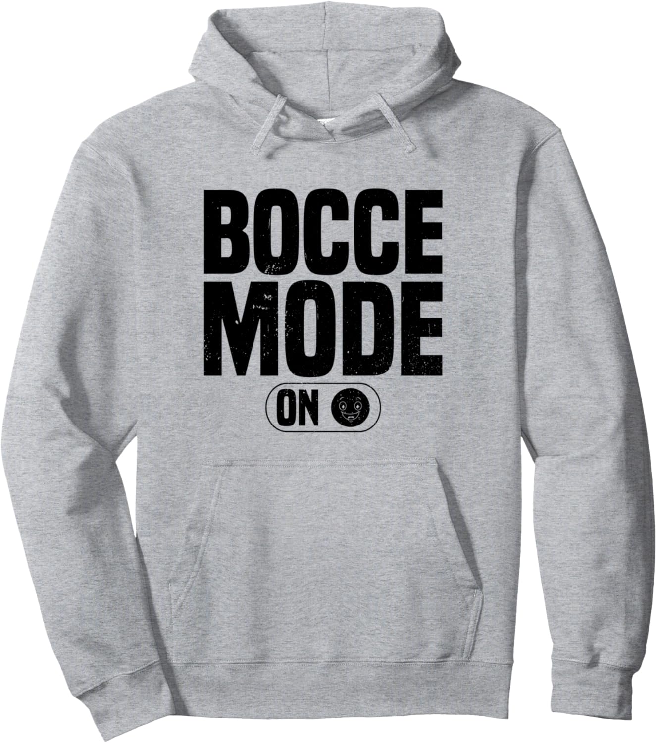 

Режим бочче включен - Толстовка с изображением игрока в бочче Bocce Ball Player Boccia Player, серый