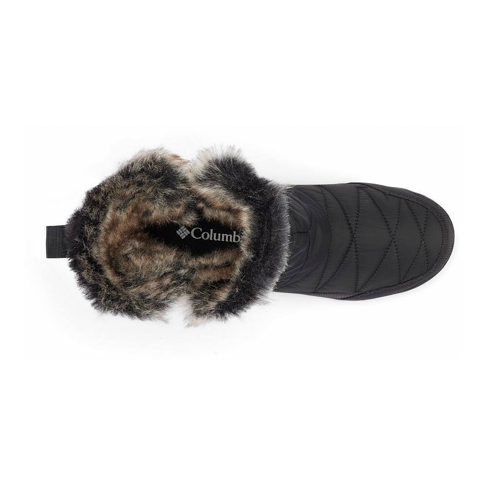 Женские зимние ботинки Columbia Minx V стеганые на молнии, черный — фото 3