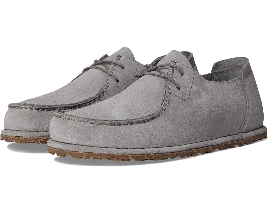 

Лоферы Birkenstock Utti Lace Up - Suede, цвет Whale Gray