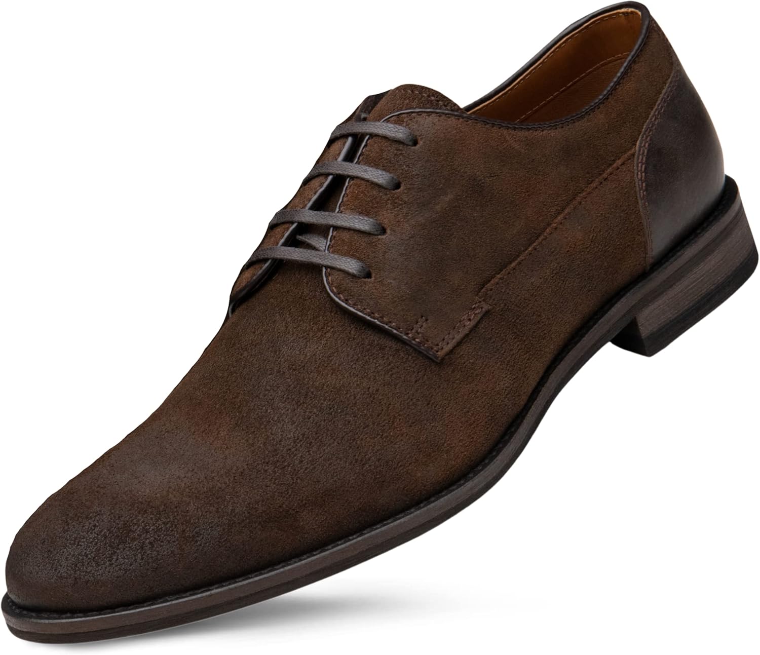 

Мужские туфли на шнуровке Dunross Sons премиум-класса с дышащей натуральной кожаной подкладкой и прочной противоскользящей резиновой подошвой Dunross & Sons, эспрессо