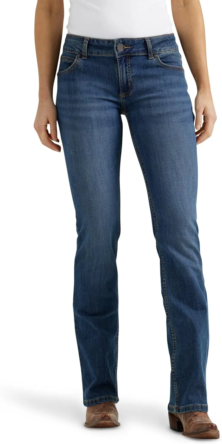

Wrangler женские джинсы boot cut с завышенной талией