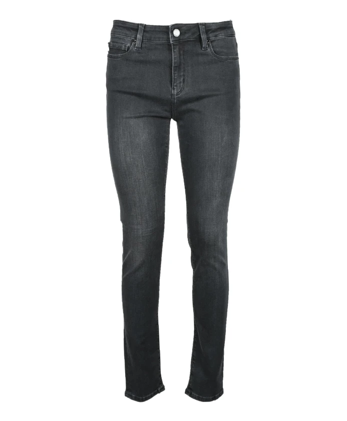 

Стильные джинсы из смесовой хлопковой ткани. Love Moschino, черный