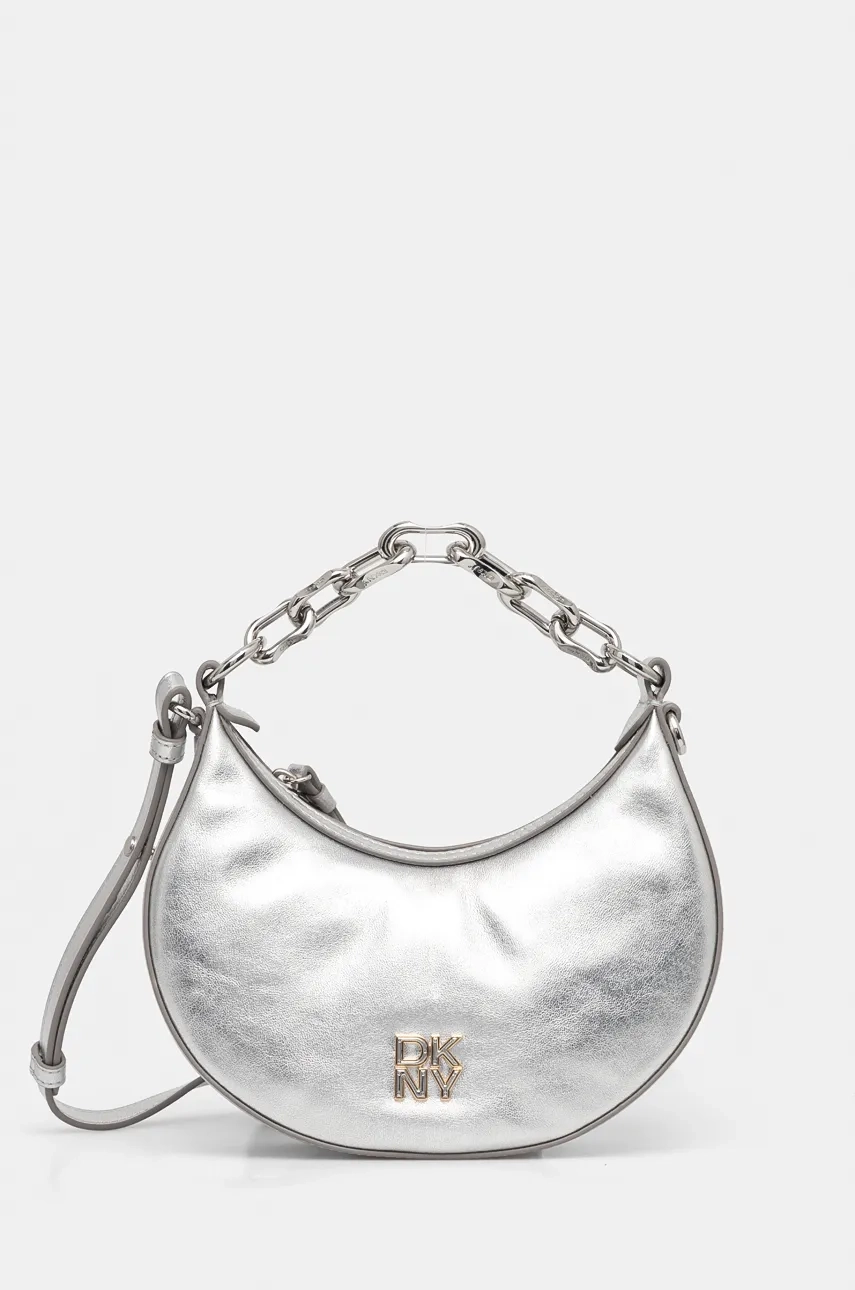 

Кожаная сумочка Dkny, серебряный