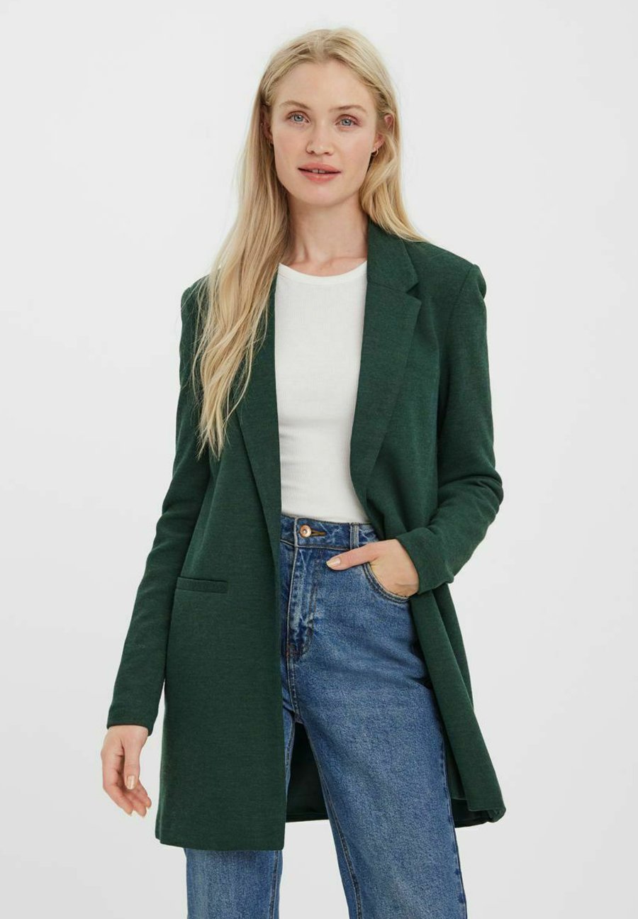 

Блейзер VMVERINA LONG Vero Moda, темно-зеленый