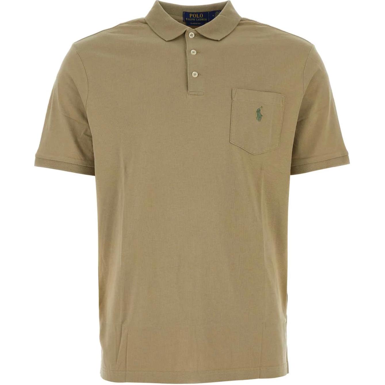 

Рубашка поло с короткими рукавами и вышивкой Polo Pony Polo Ralph Lauren, Camel