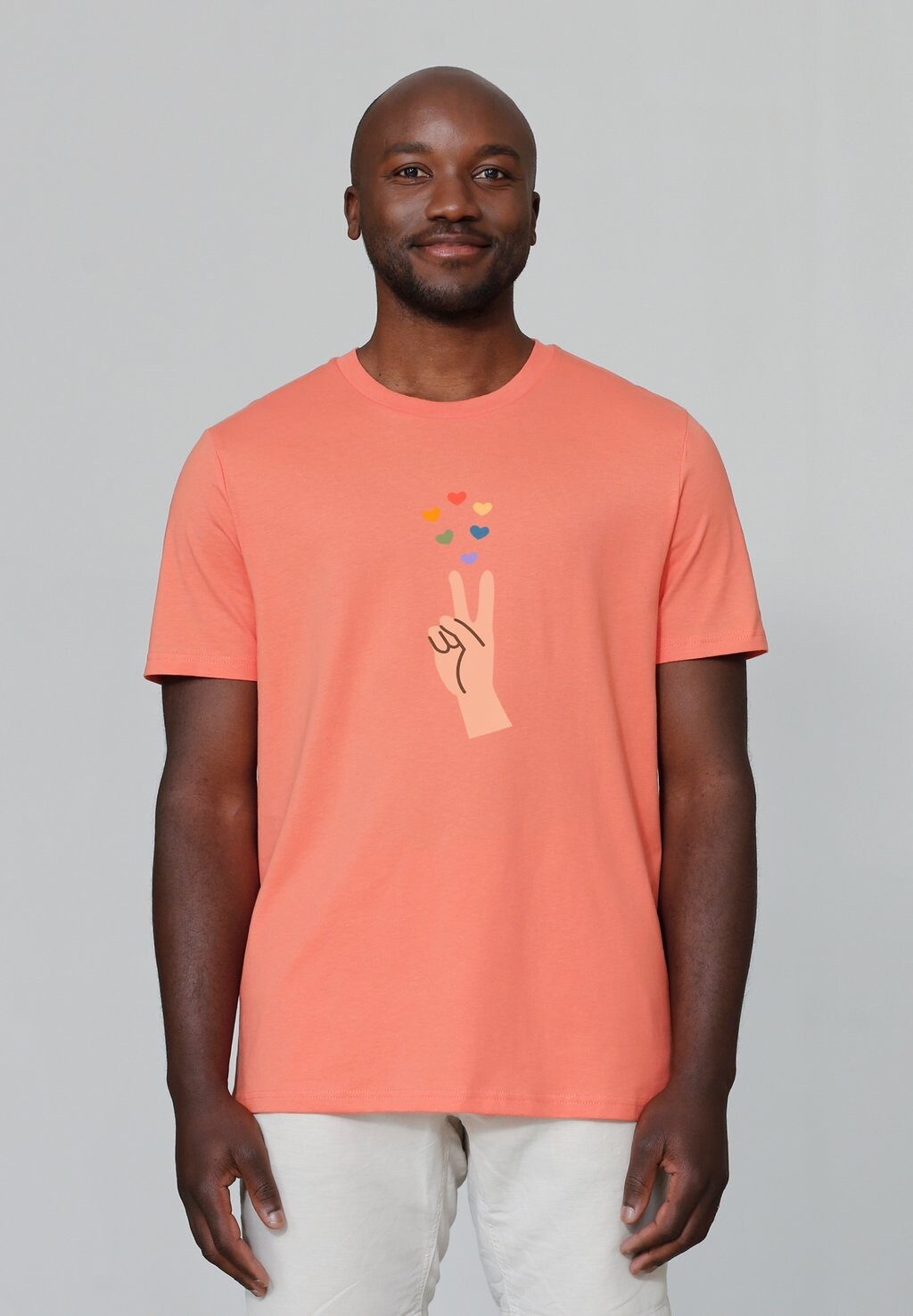 

Футболка с принтом SPREAD LOVE watapparel, красный