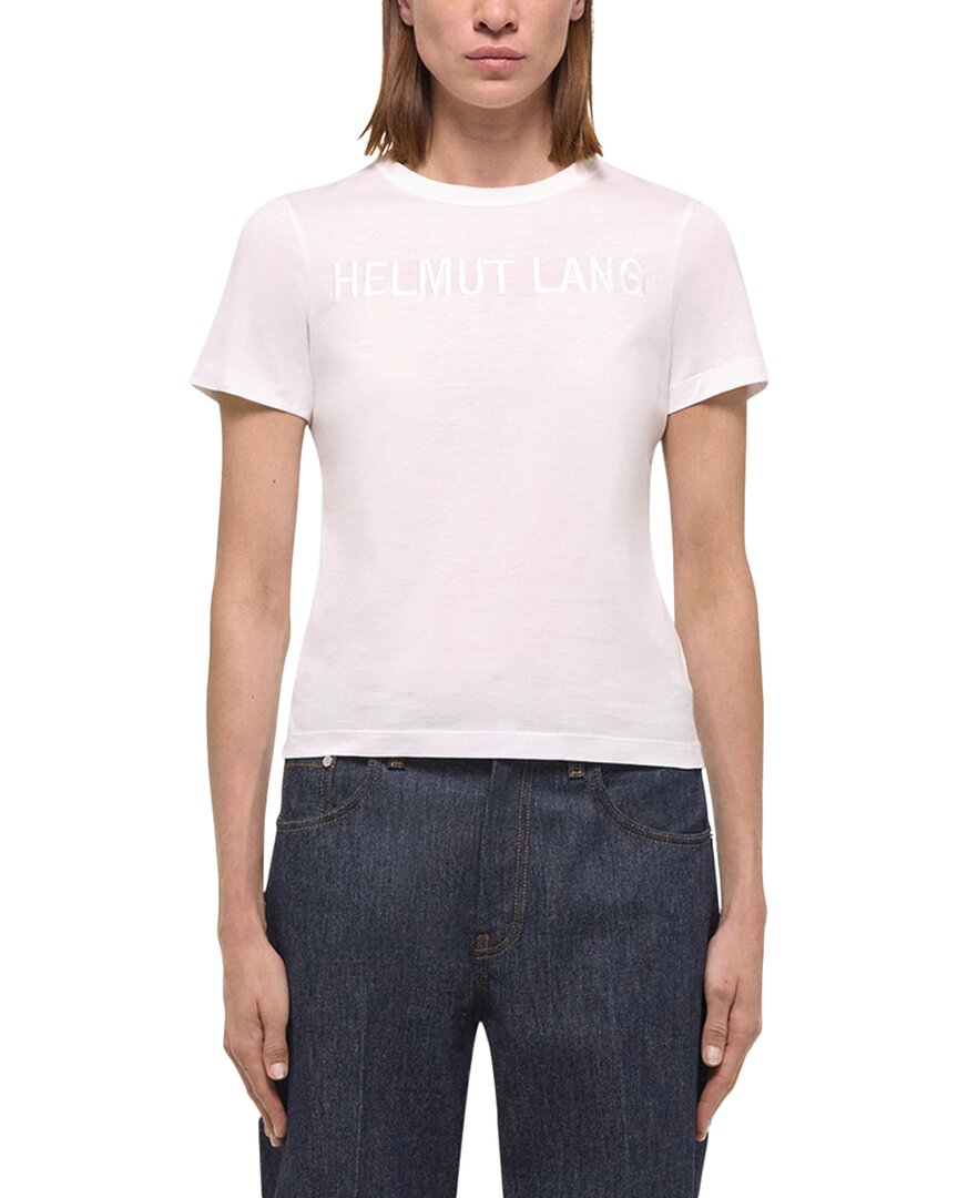 

Helmut Lang Логотип Узкая Футболка, белый