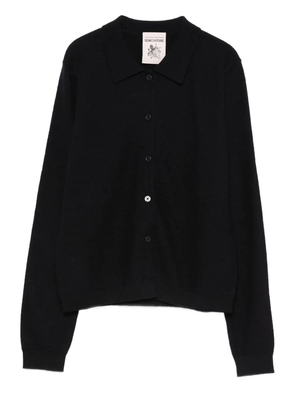 

Кардиган с воротником Semicouture, синий