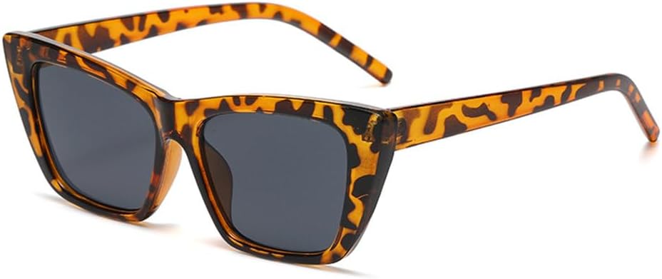 

Женские солнцезащитные очки MUTYNE «кошачий глаз», модные квадратные солнцезащитные очки в минималистичном стиле, желейного цвета, защита от УФ-излучения UV400, Leopard Grey