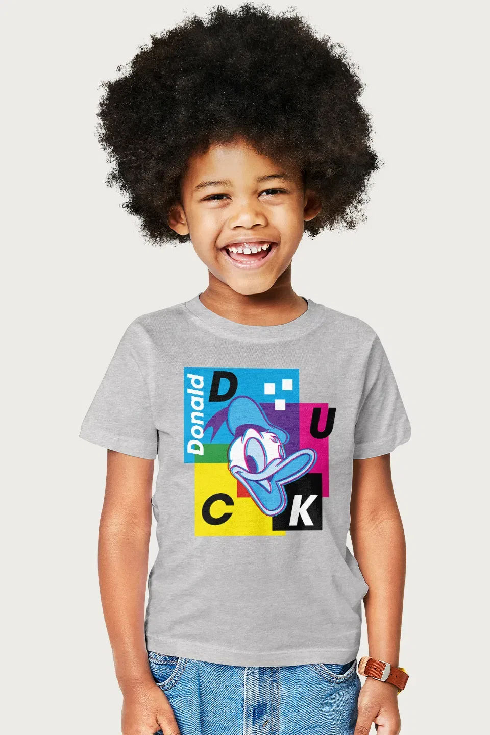 Футболка Donald Duck Retro 3D Disney, серый
