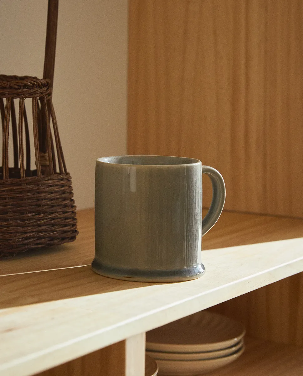 

Глазурованная керамическая кружка Zara Home, синий
