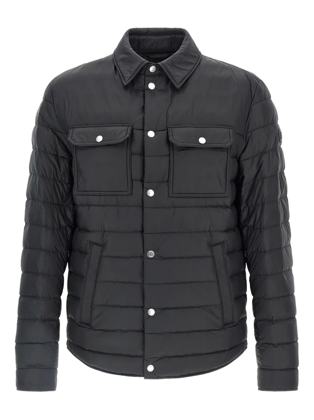 

Стеганная куртка на кнопках BOSS, черный