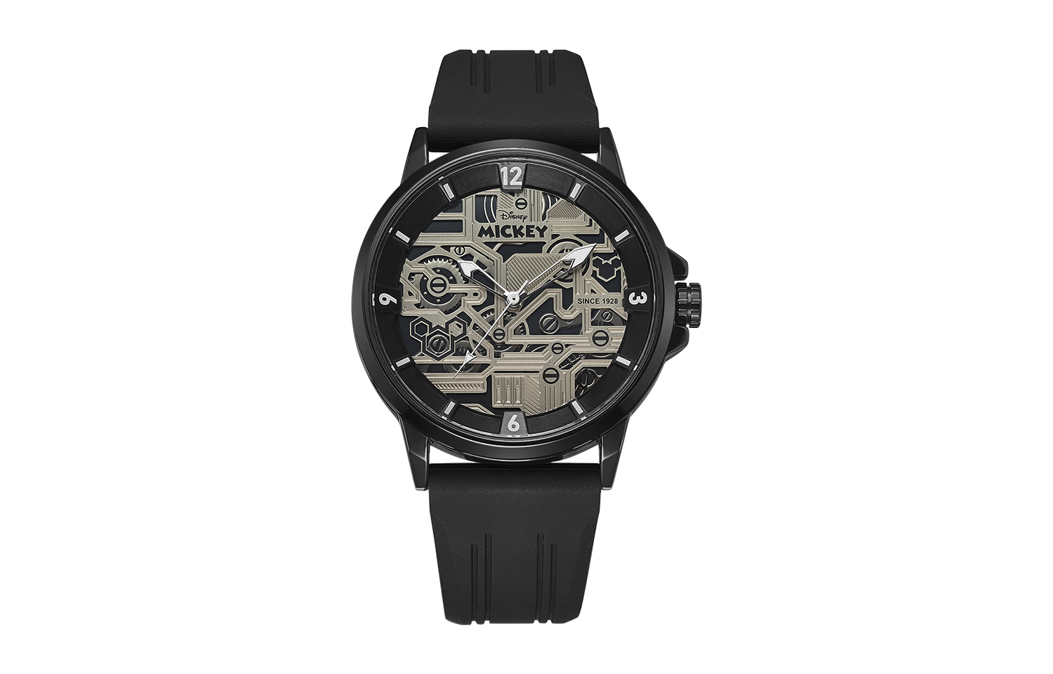 

Disney Часы Quartz Movement Silicone Strap Watch Men's Watch White Dial