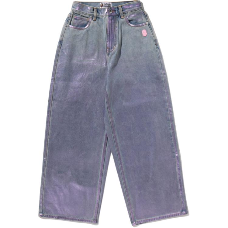 

Джинсы FW25 женские A BATHING APE, синий фиолетовый