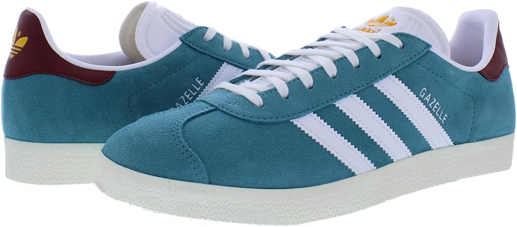 Мужские кроссовки Adidas Gazelle Adv, зеленый/желтый — фото 2