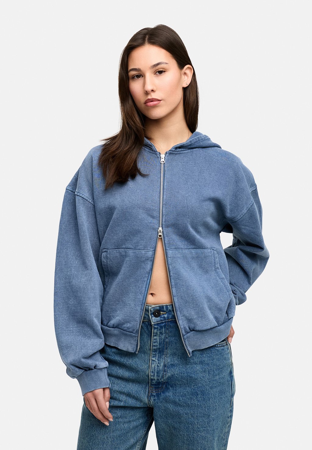 

Толстовка на молнии One Redox, цвет Denim Blue Washed