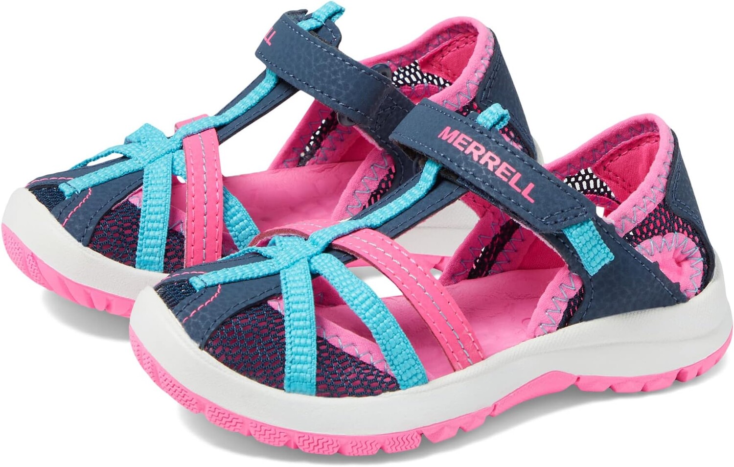 

Сандалии Dragonfly Merrell, цвет Navy/Turquoise/Pink