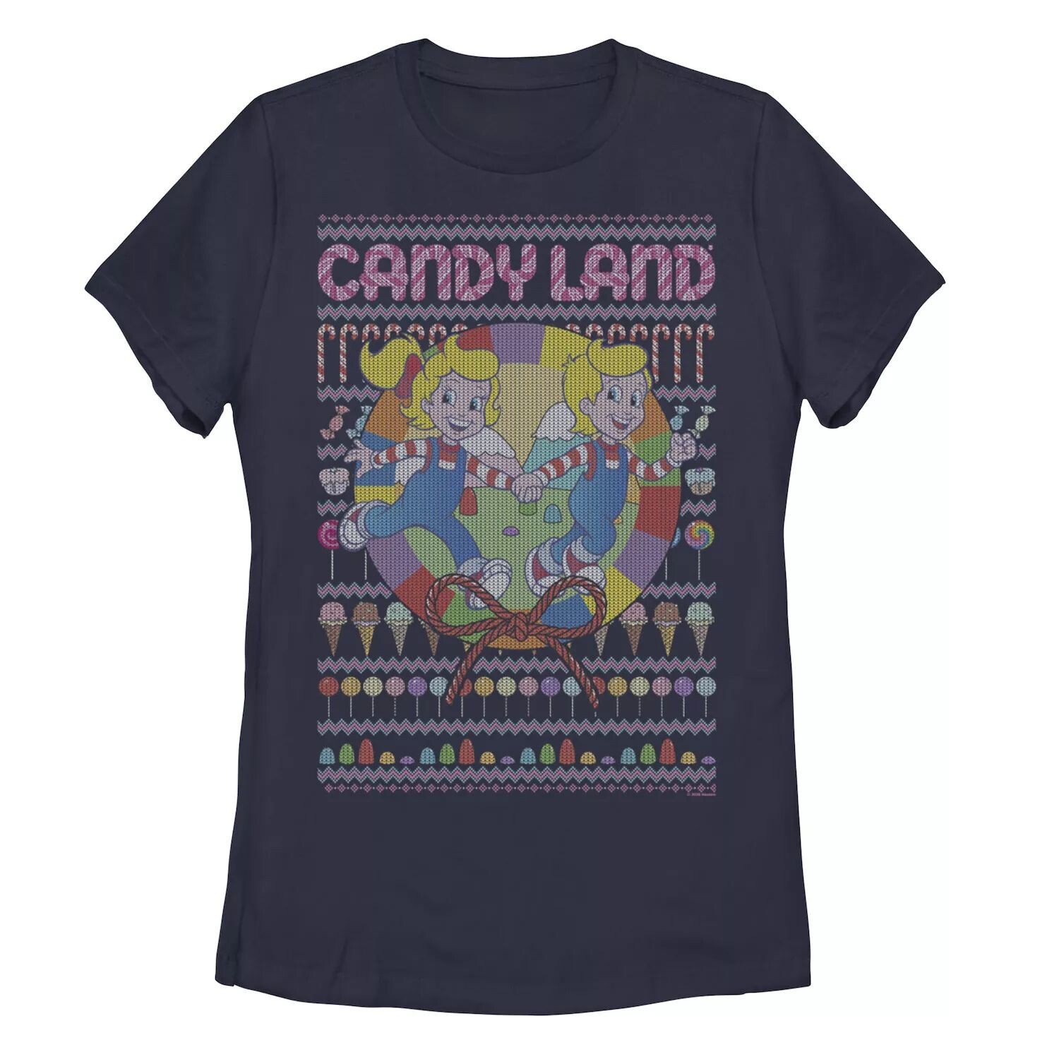 

Детская футболка-свитер Candy Land Christmas Ugly Licensed Character