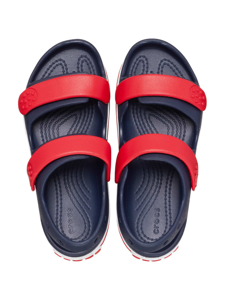 Классические босоножки Crocs, цвет marineblau/rot — фото 4