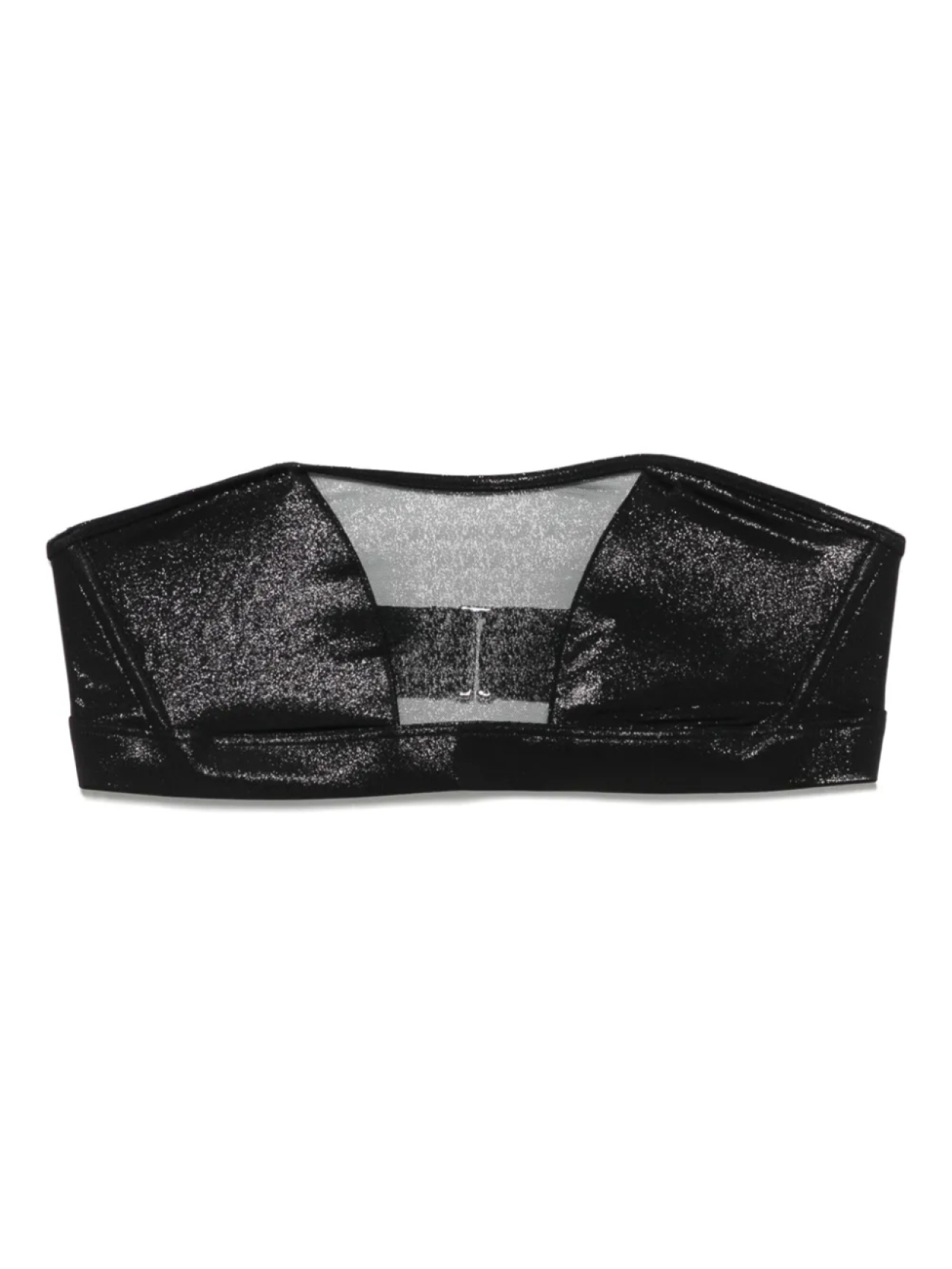 

Миниатюрный верх бикини Maison Close, черный