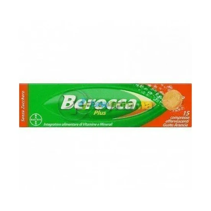 

Berocca Plus 15 шипучих таблеток без сахара Bayer