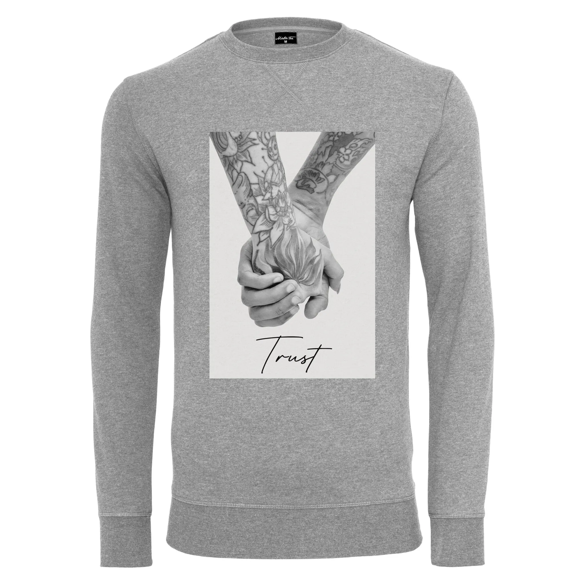 

Свитер MisterTee с круглым вырезом "MisterTee Men's Trust 2.0 Crewneck", серый