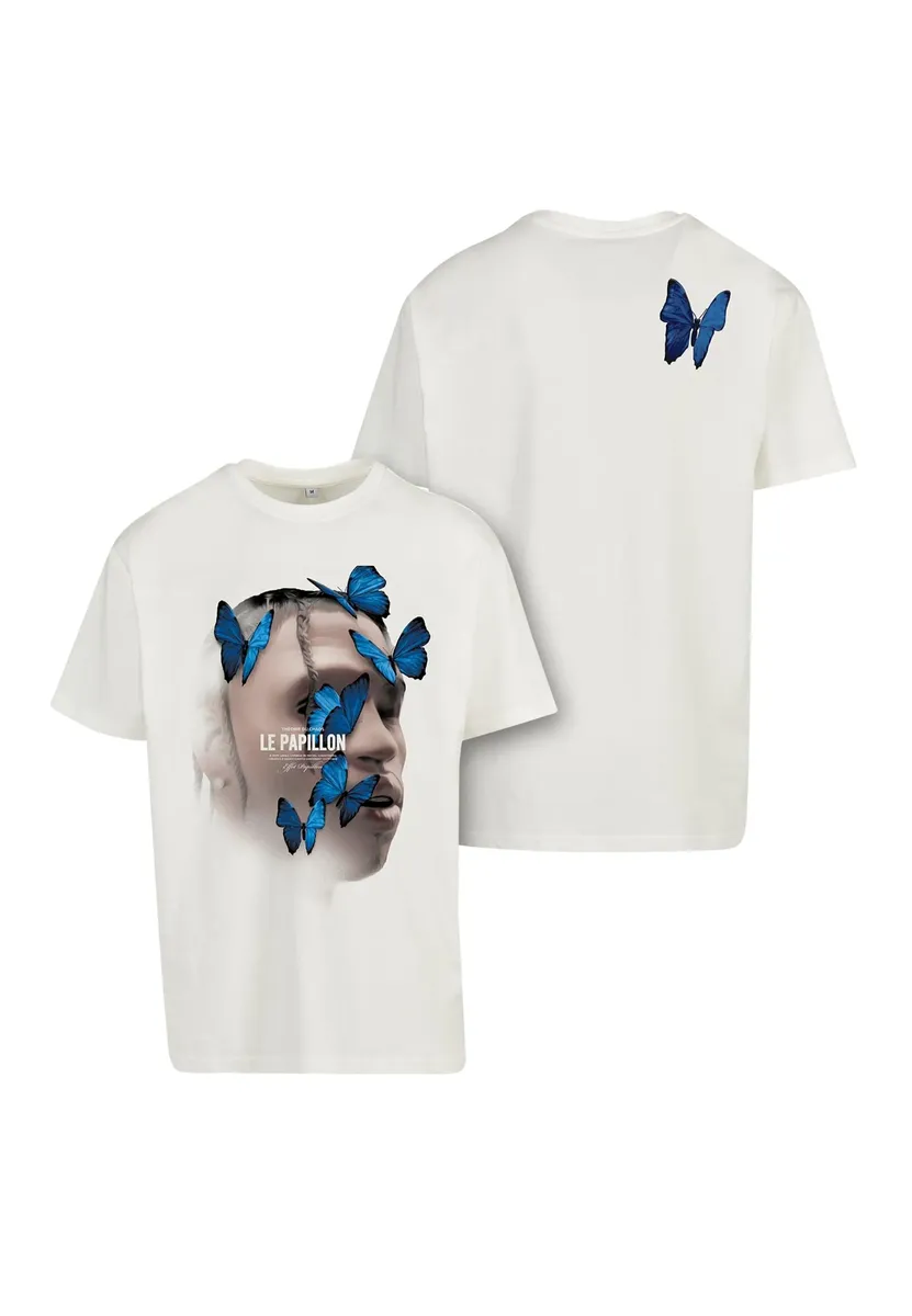 

Рубашка с коротким рукавом Upscale by Mister Tee "Мужская футболка Upscale by Mister Tee Le Papillon Oversize ", белый